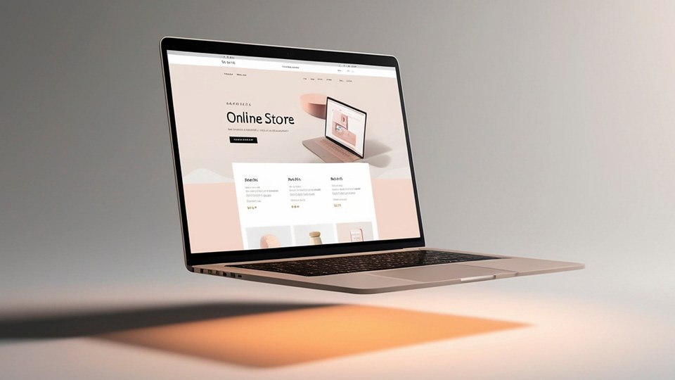 A laptop showing a finished business website — the delivery moment, fully owned by you